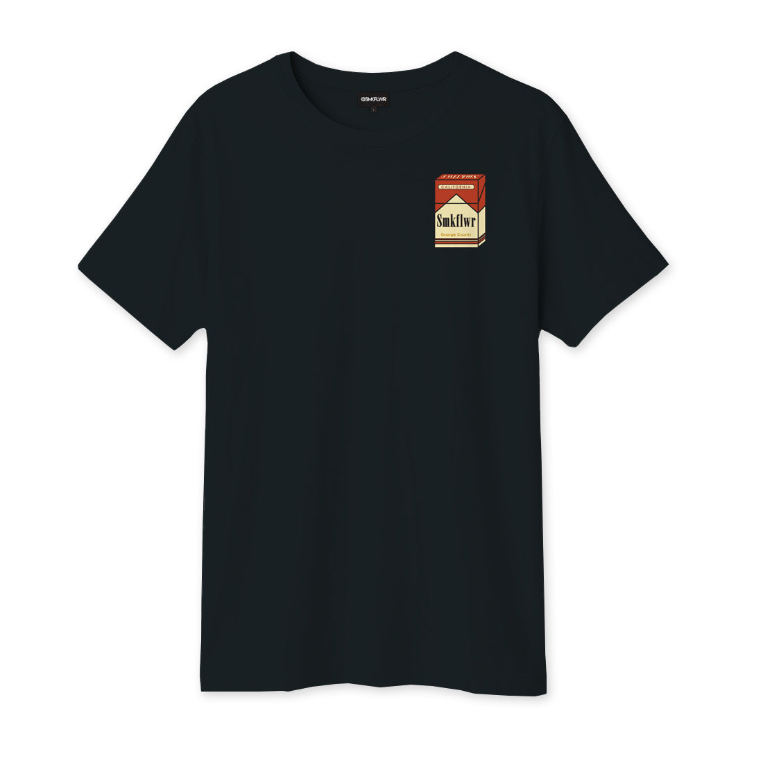 Midnight Navy tee with On Fire art (front)