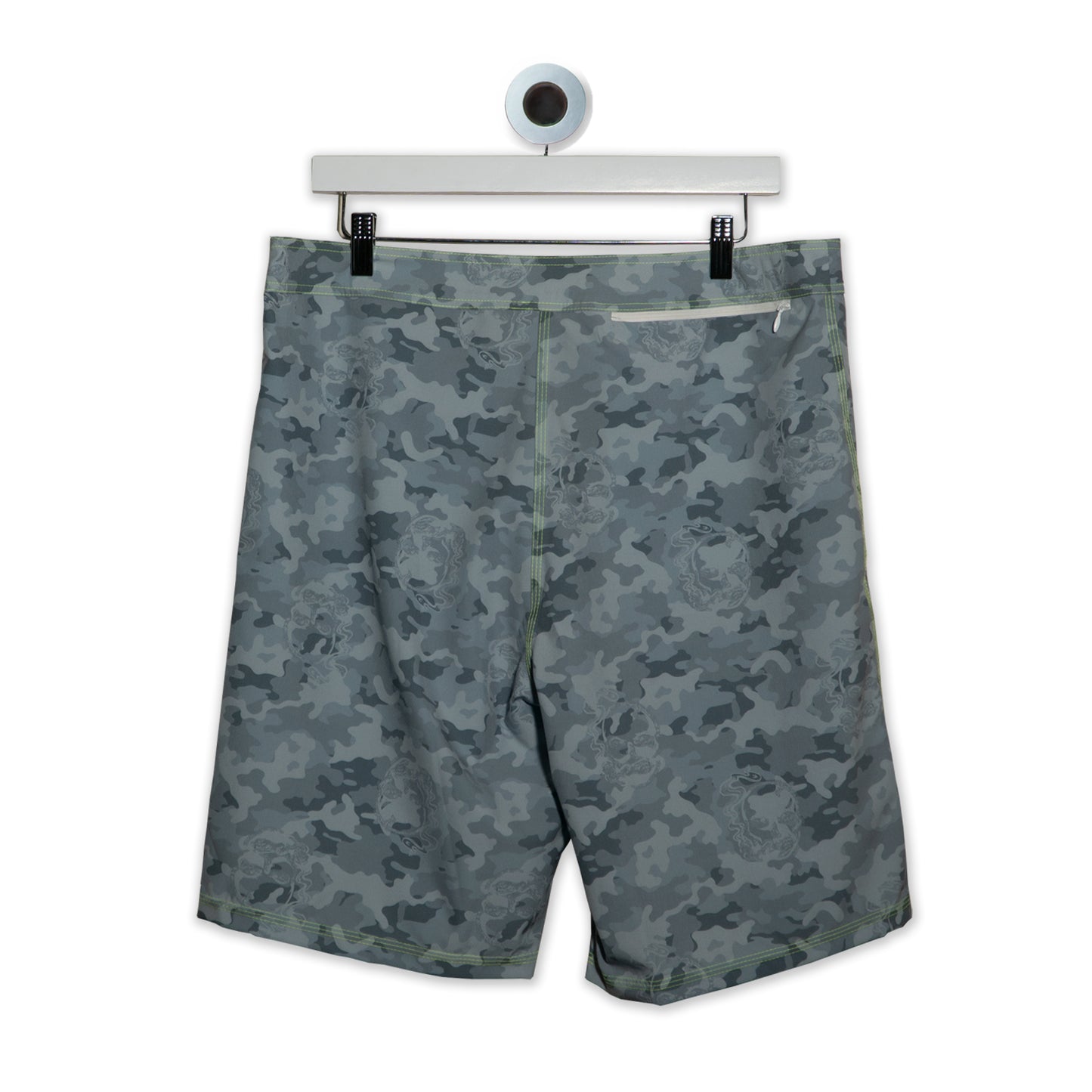 Slightly Stoopid Grey Camo Boardshort back view