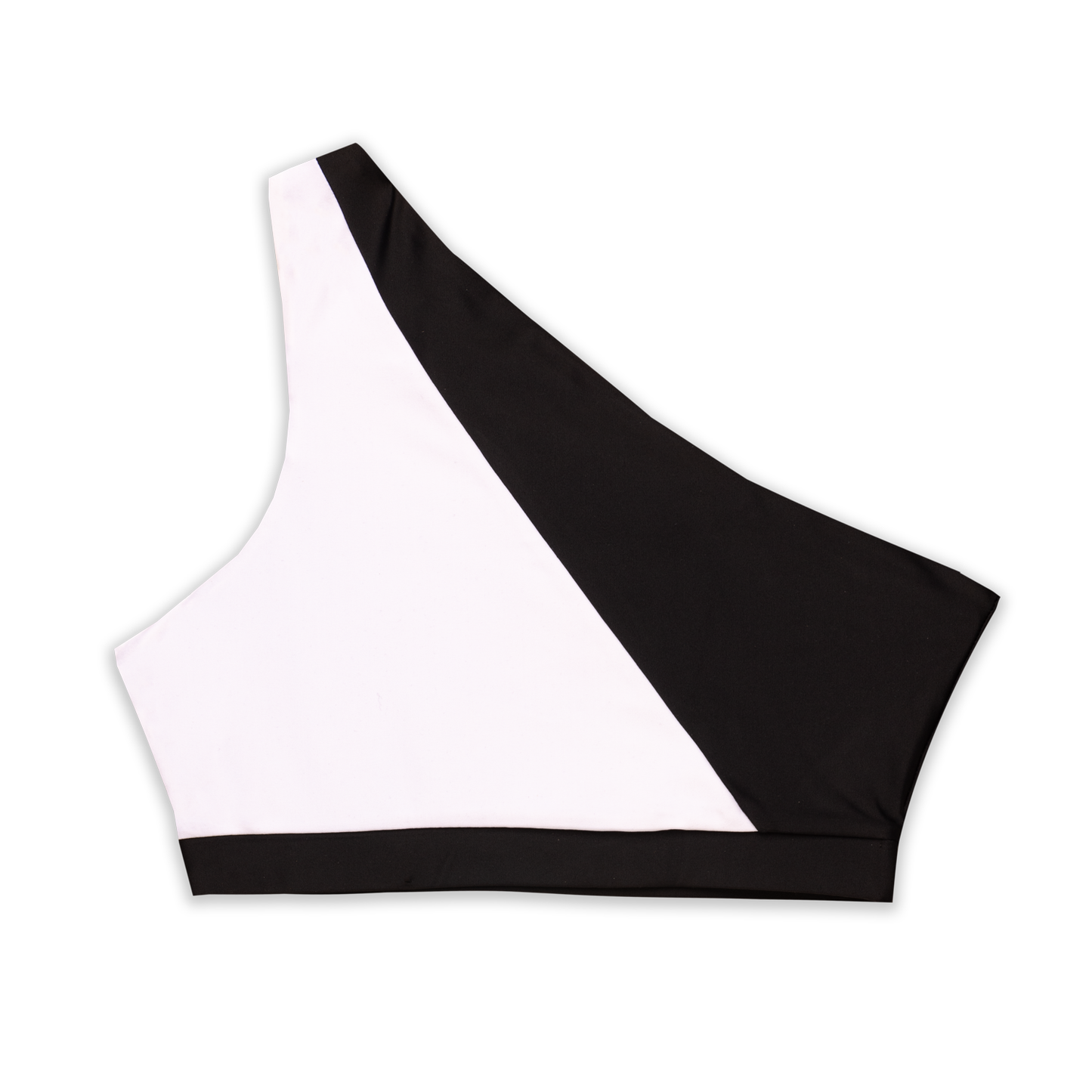 B&W One Shoulder Two-Piece (Top)