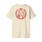 Sand tee with She Smokes art (back)