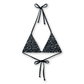 Sublime Plumeria Bikini Top - Black
