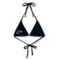 Sublime Plumeria Bikini Top - Black