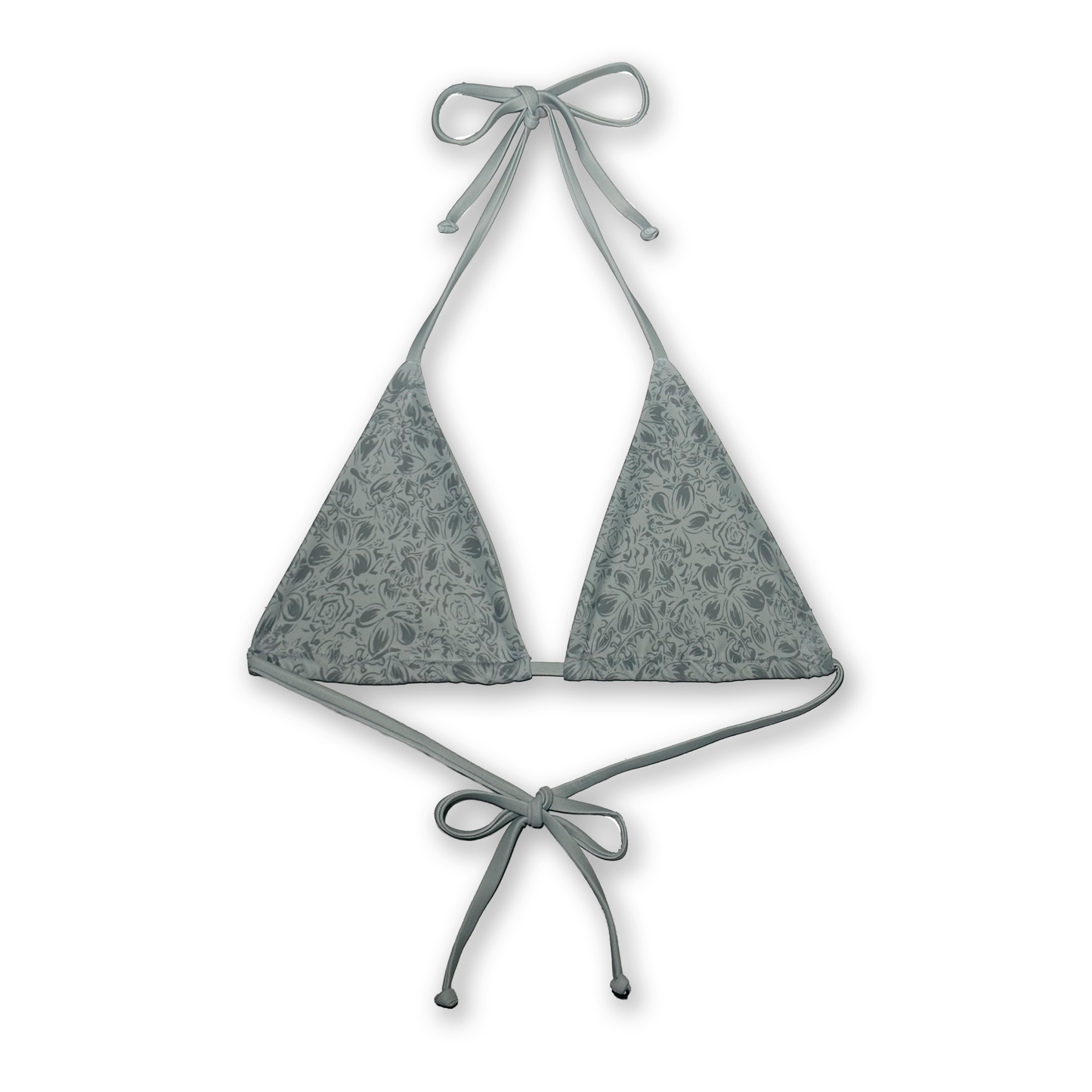 Sublime Plumeria Bikini Top - Green