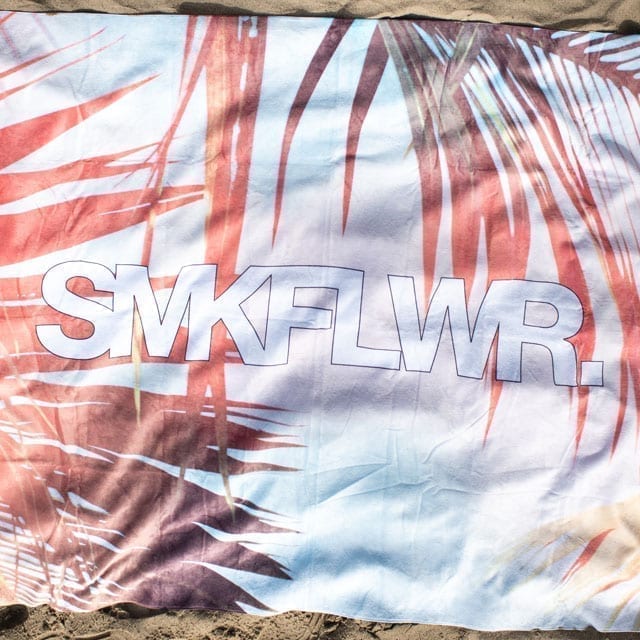 XL SMKFLWR. PALM BEACH TOWEL 60x72"