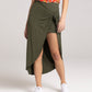 Wrapped Skirt - Olive